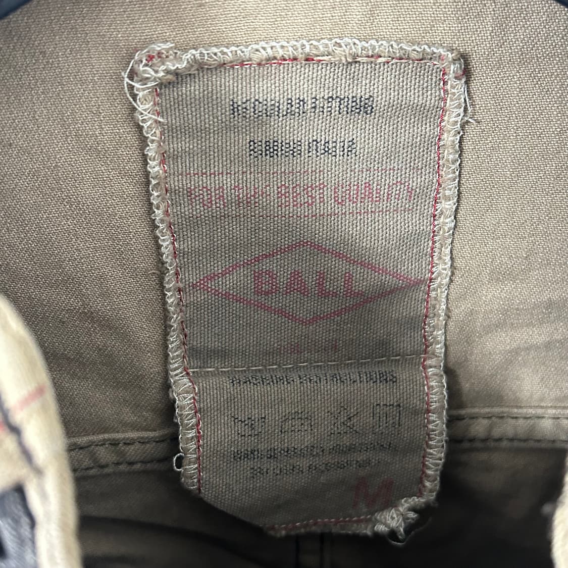 Ball 코튼 바이커 자켓 상품이미지7