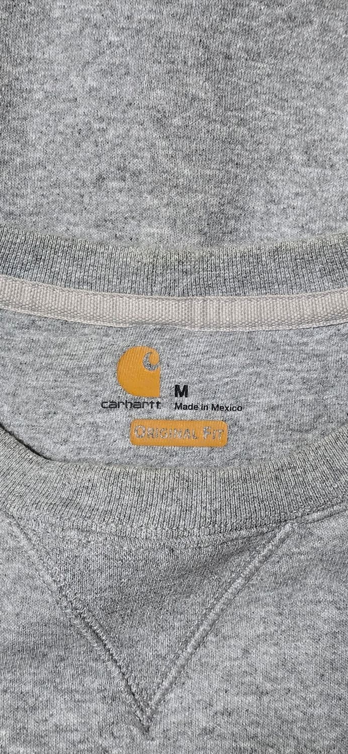 칼하트 맨투맨 티셔츠 회색 M 상품이미지3