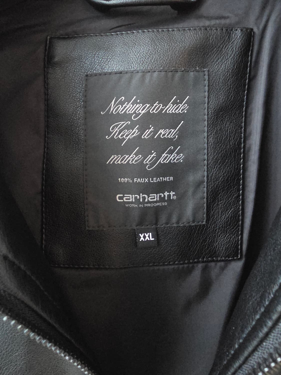 칼하트 WIP 디트로이트 자켓 블랙 Carhartt wip XXL 상품이미지4