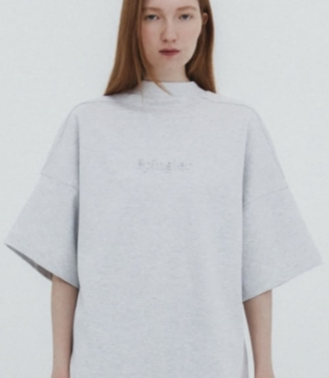 택O새상품) 에핑글러 엠보 반팔티 1%그레이  s사이즈(55-66사이즈) 상품이미지1