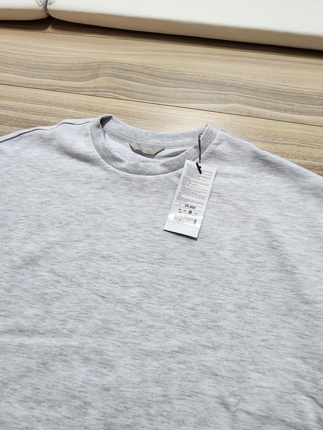 프로젝트엠맨투맨티셔츠라이트그레이105 상품이미지3