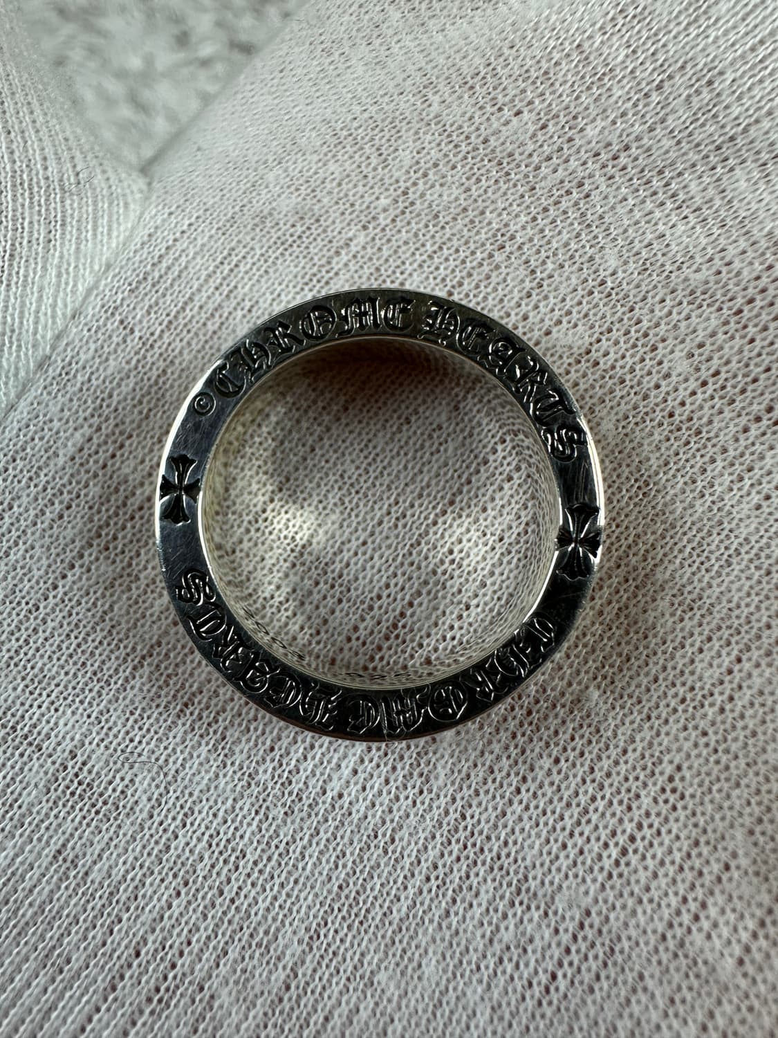 [US 9] 백화점판 정품 크롬하츠 포에버링 6mm 상품이미지7
