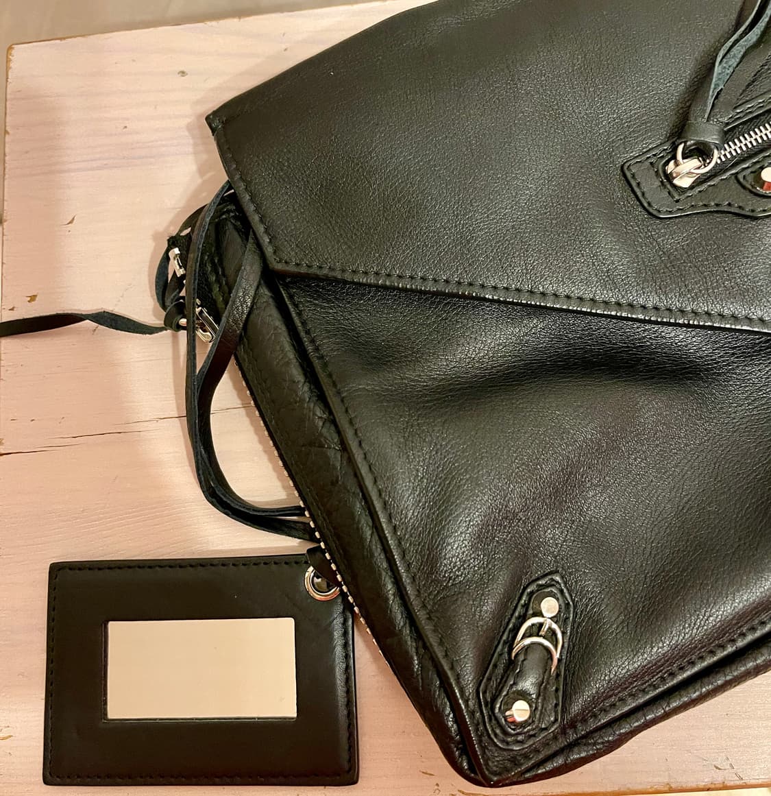 발렌시아가Balenciaga파피에르 엔벨롭 클러치/블랙 상품이미지3