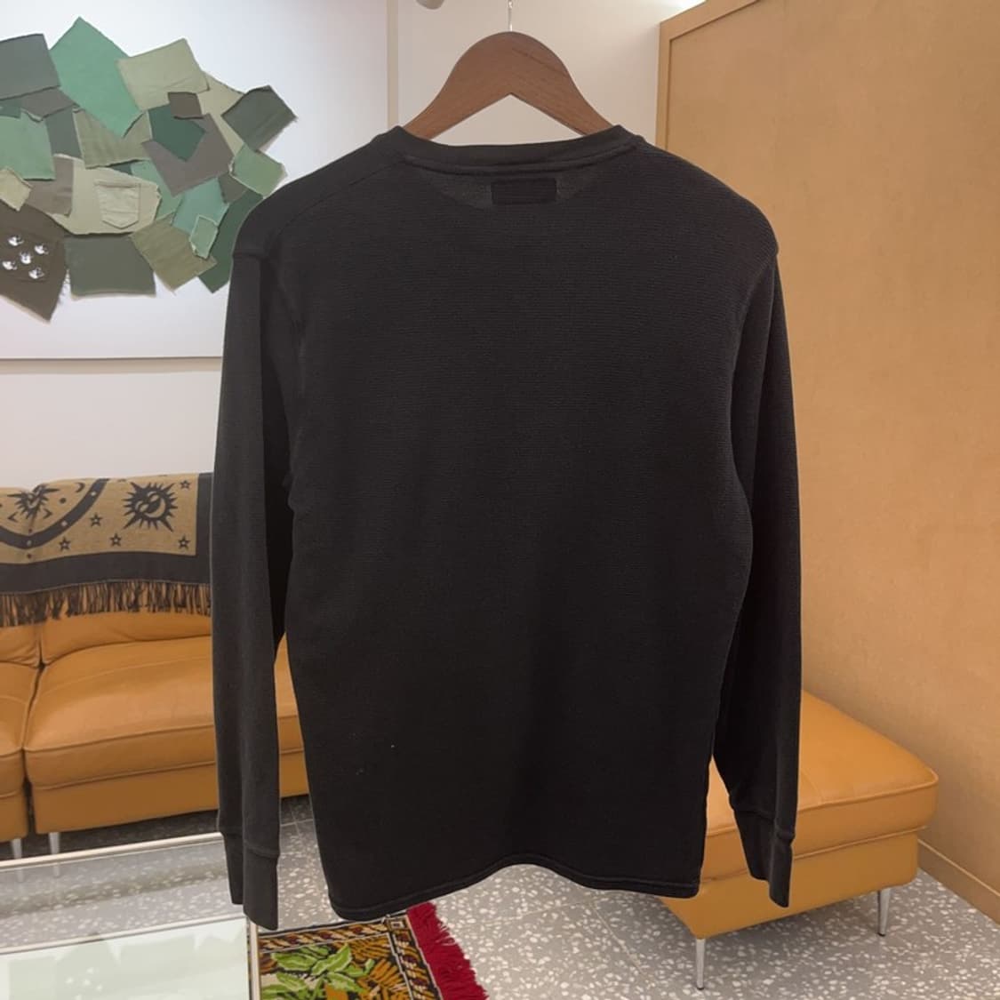 폴로 랄프로렌 자수로고 와플 롱슬리브 긴팔티 90 C06241 상품이미지2