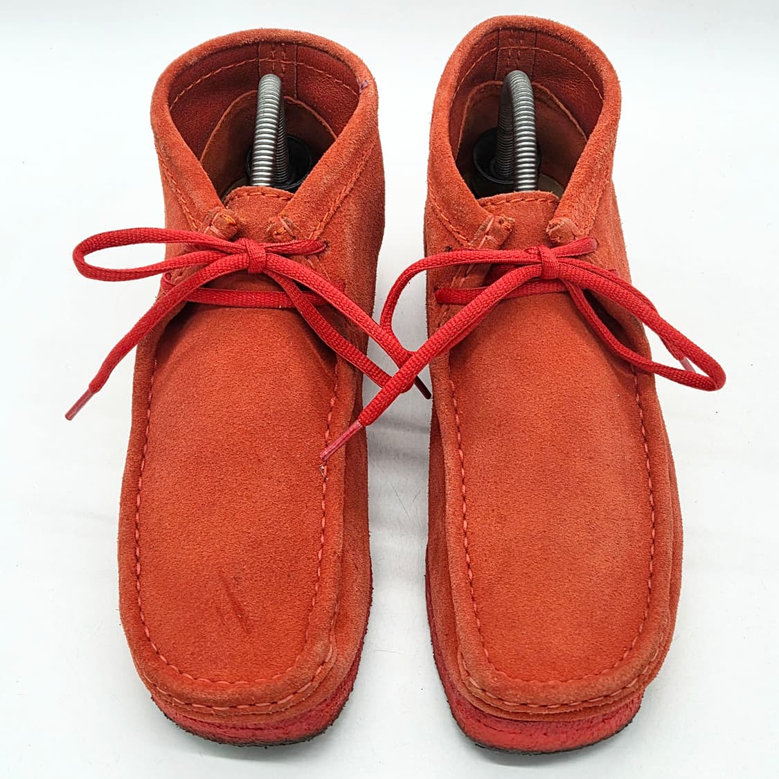 클락스 왈라비 부츠 레드 스웨이드 (UK 9) 상품이미지4