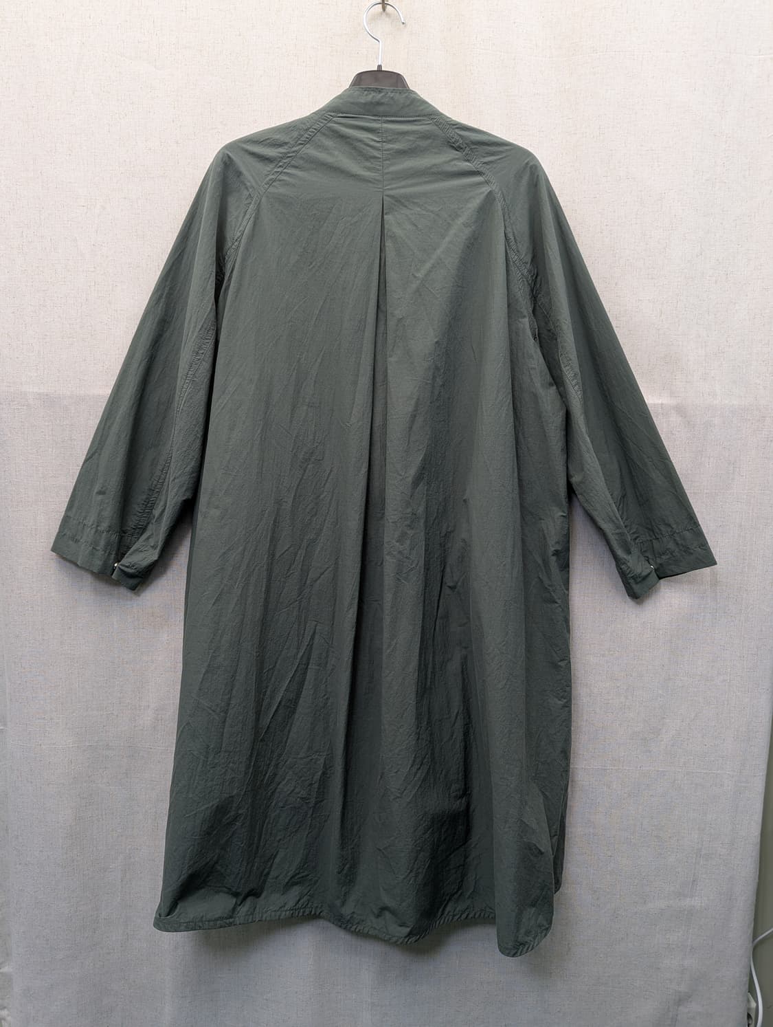 데무 카키색 롱 야상 점퍼 상품이미지2