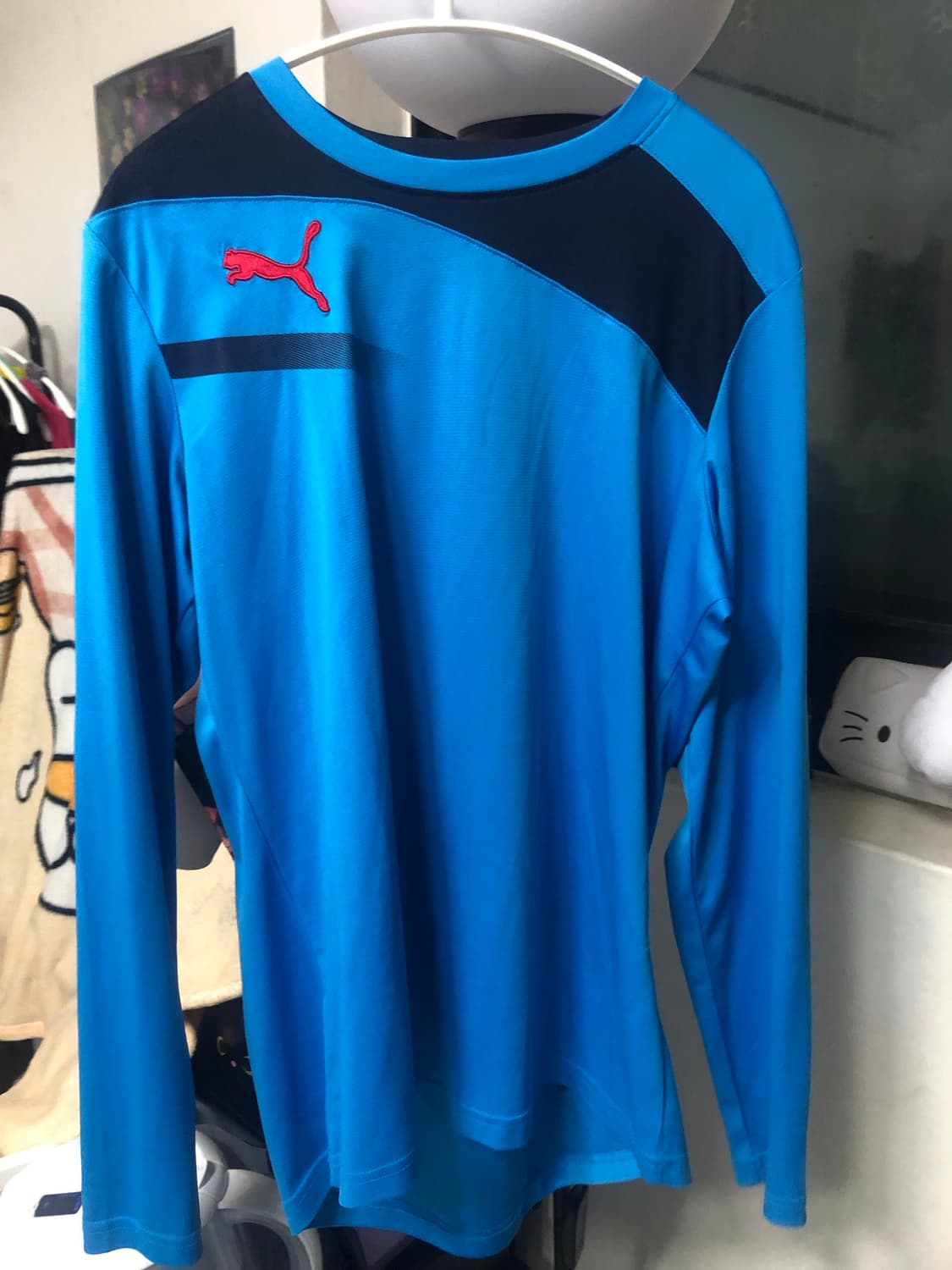 [스포티] 푸마 스포츠 비비드 컬러 블루 티셔츠 상품이미지1