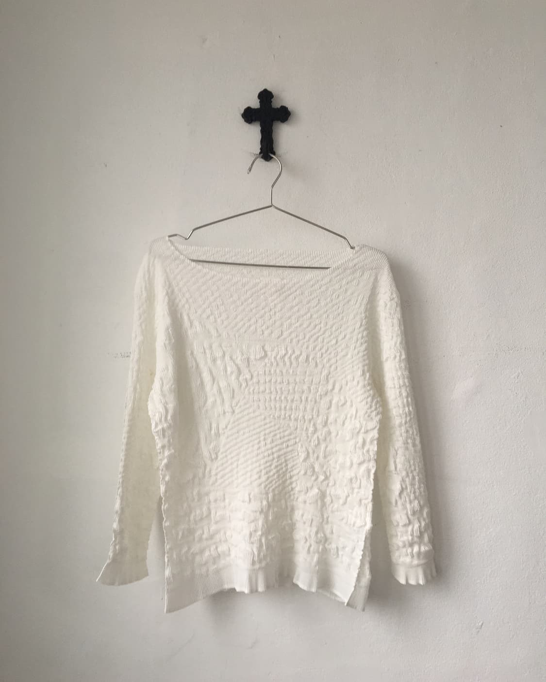 Pleats pattern point sleeve 상품이미지2