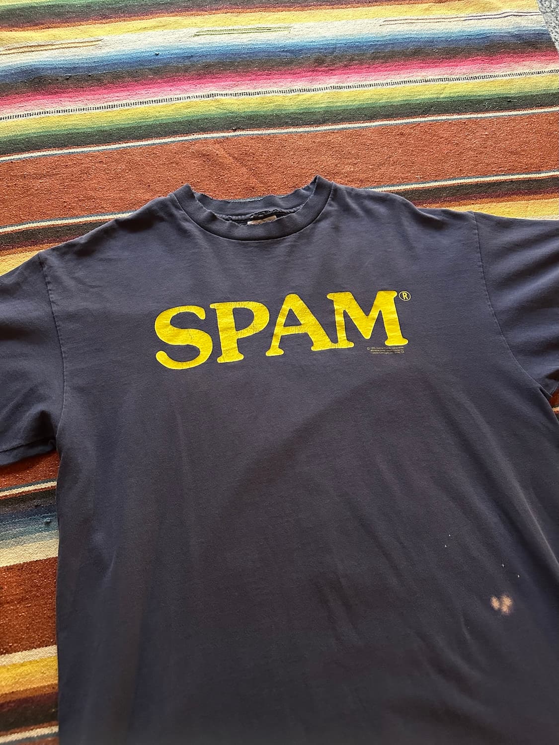 90s USA 빈티지 스팸 SPAM 반팔 티셔츠 상품이미지2