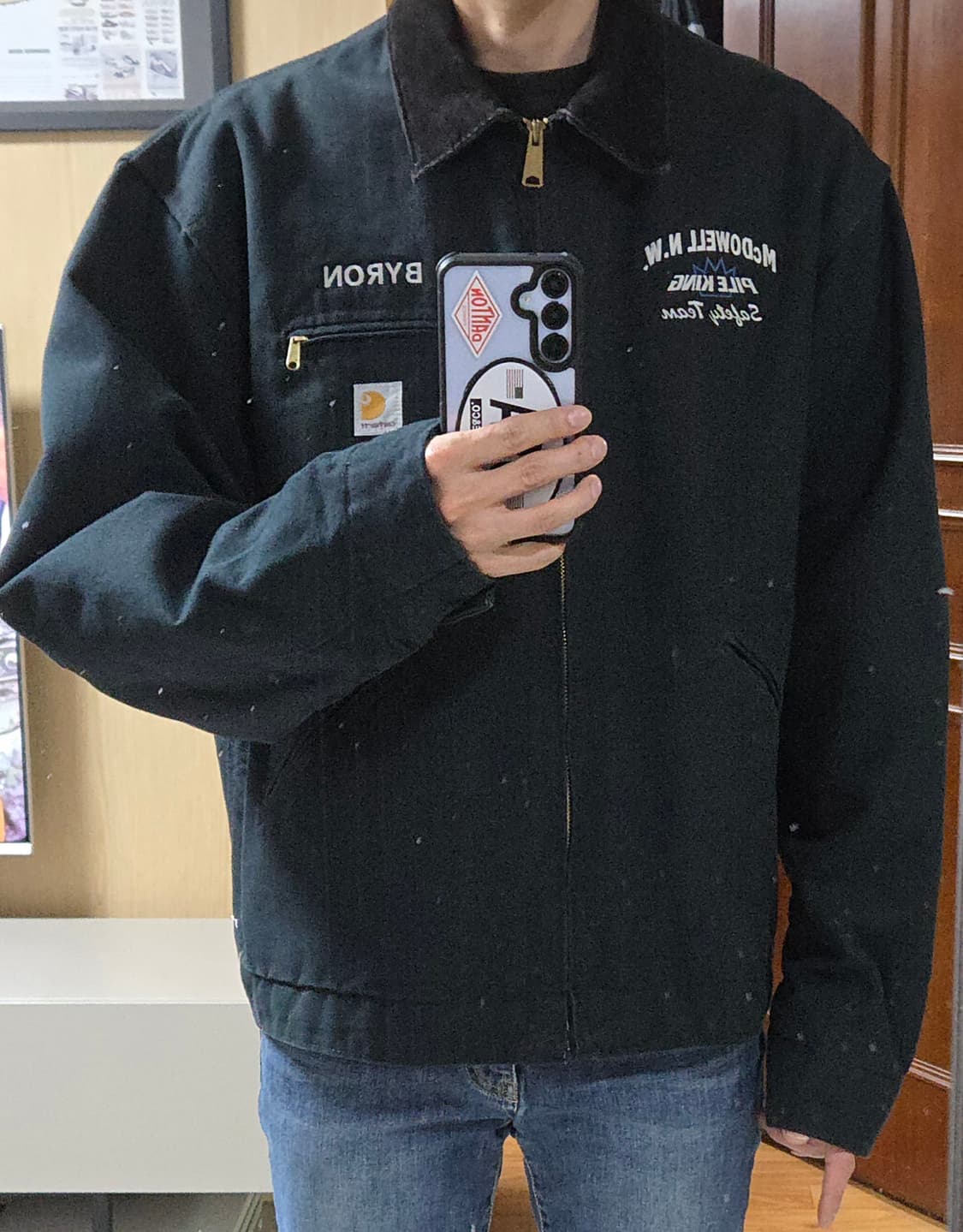 (착샷) 칼하트 j01 디트로이트 워크 자켓 상품이미지9