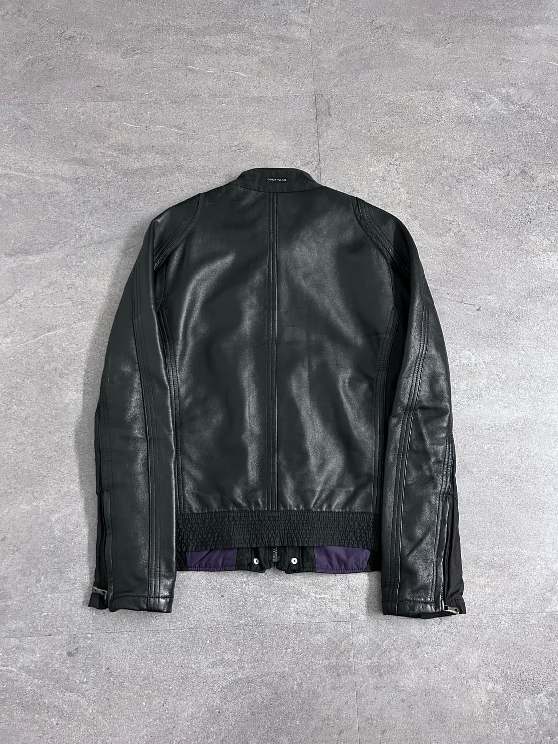 젠지 옴므 레글런 숄더 램스킨 자켓 상품이미지9