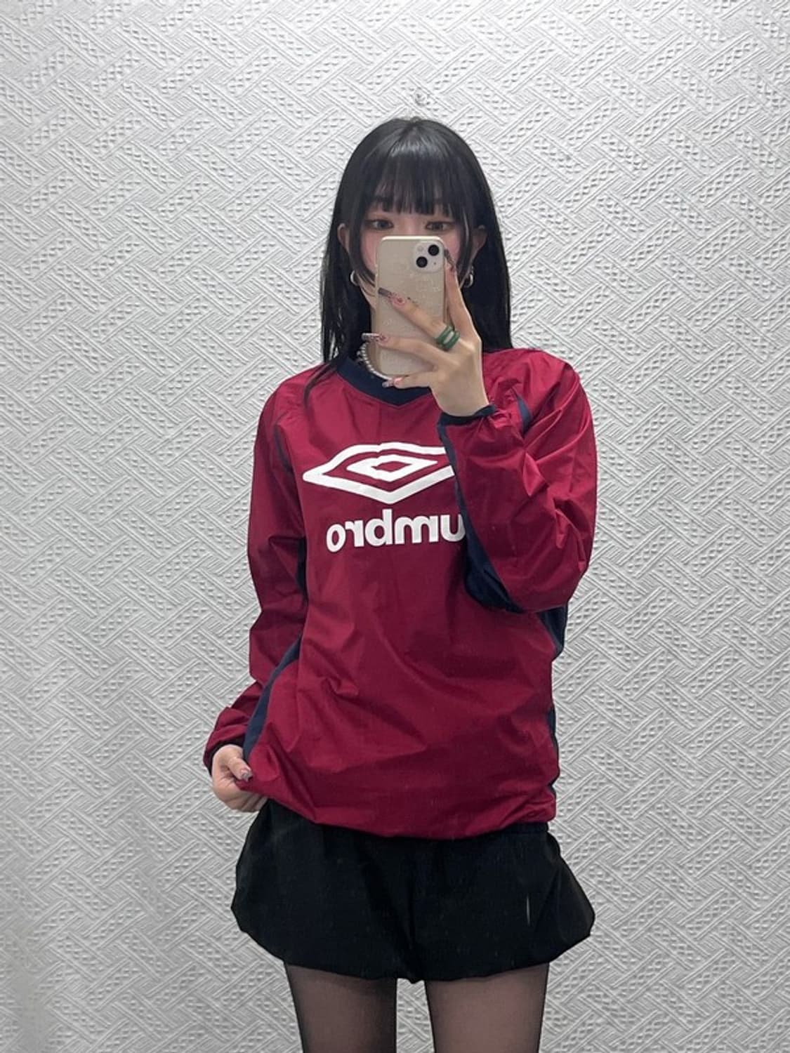엄브로 올드스쿨 스트릿 캐주얼 바람막이 웜업 M C11839 상품이미지2