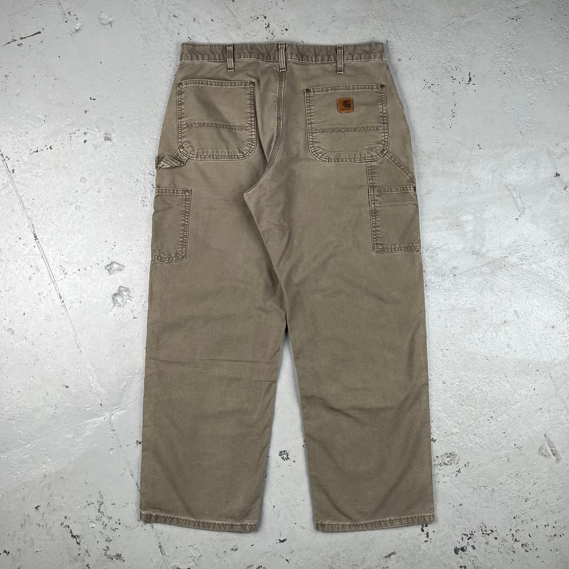 빈티지 칼하트 라이트웨이트 더블니 워크팬츠 B195LBR 상품이미지3
