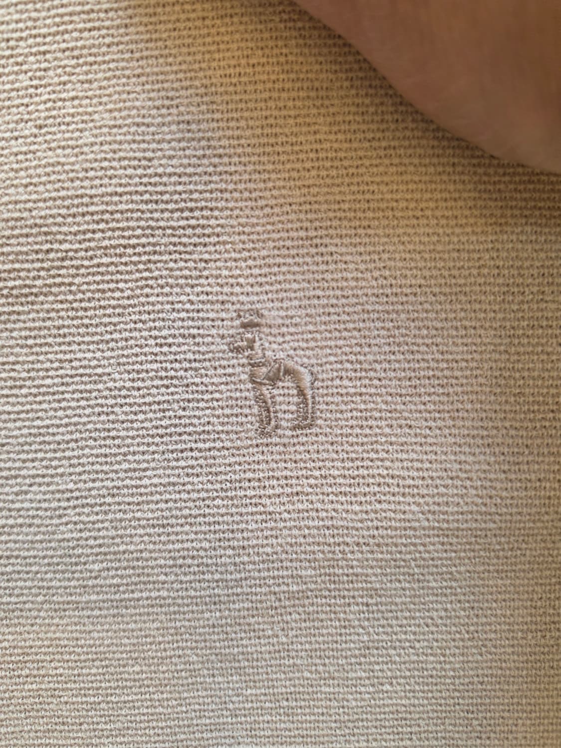 헤지스 반팔 카라 니트 베이지 -105  상품이미지3