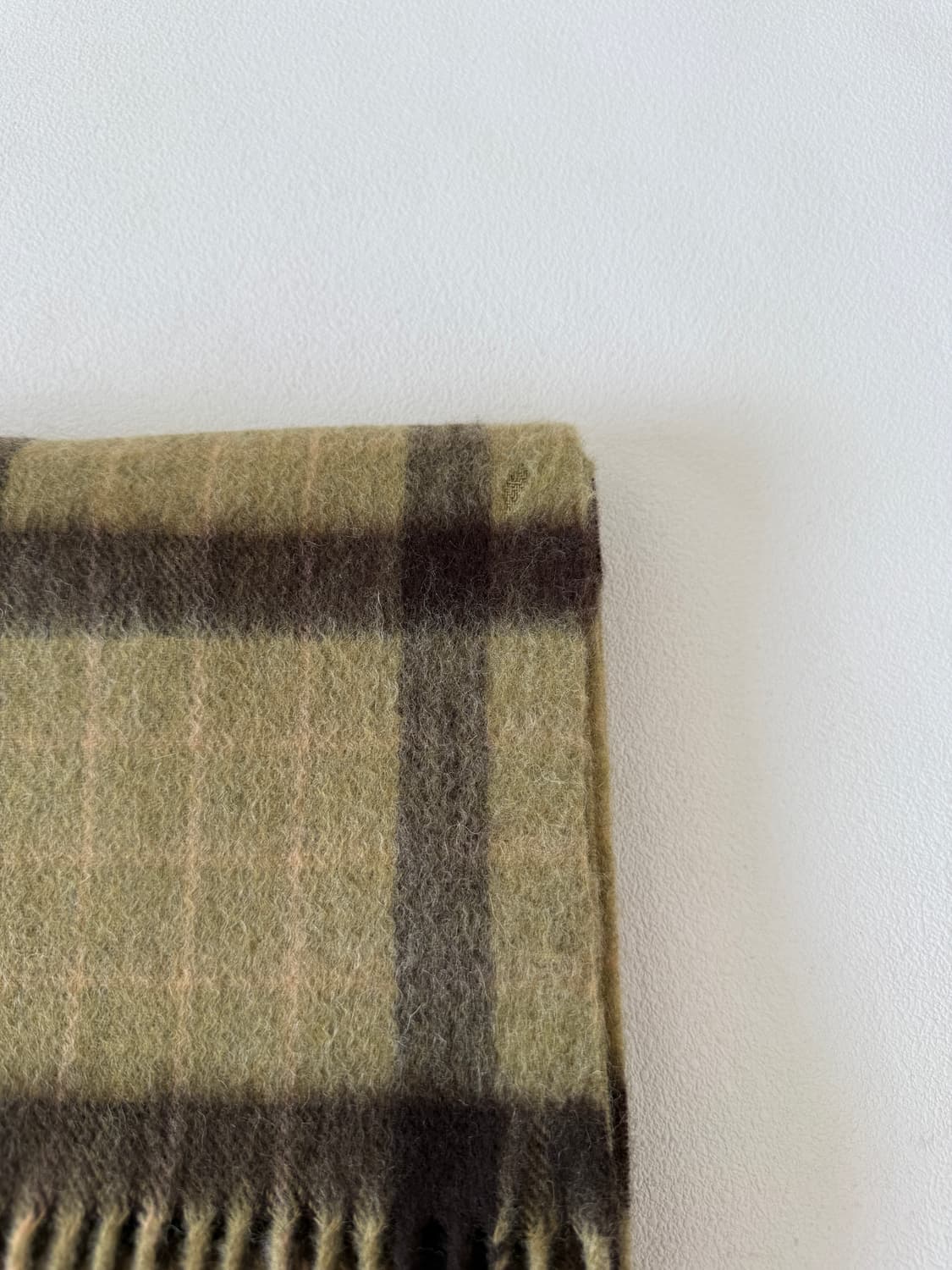 Pre owned 체크 머플러 상품이미지3