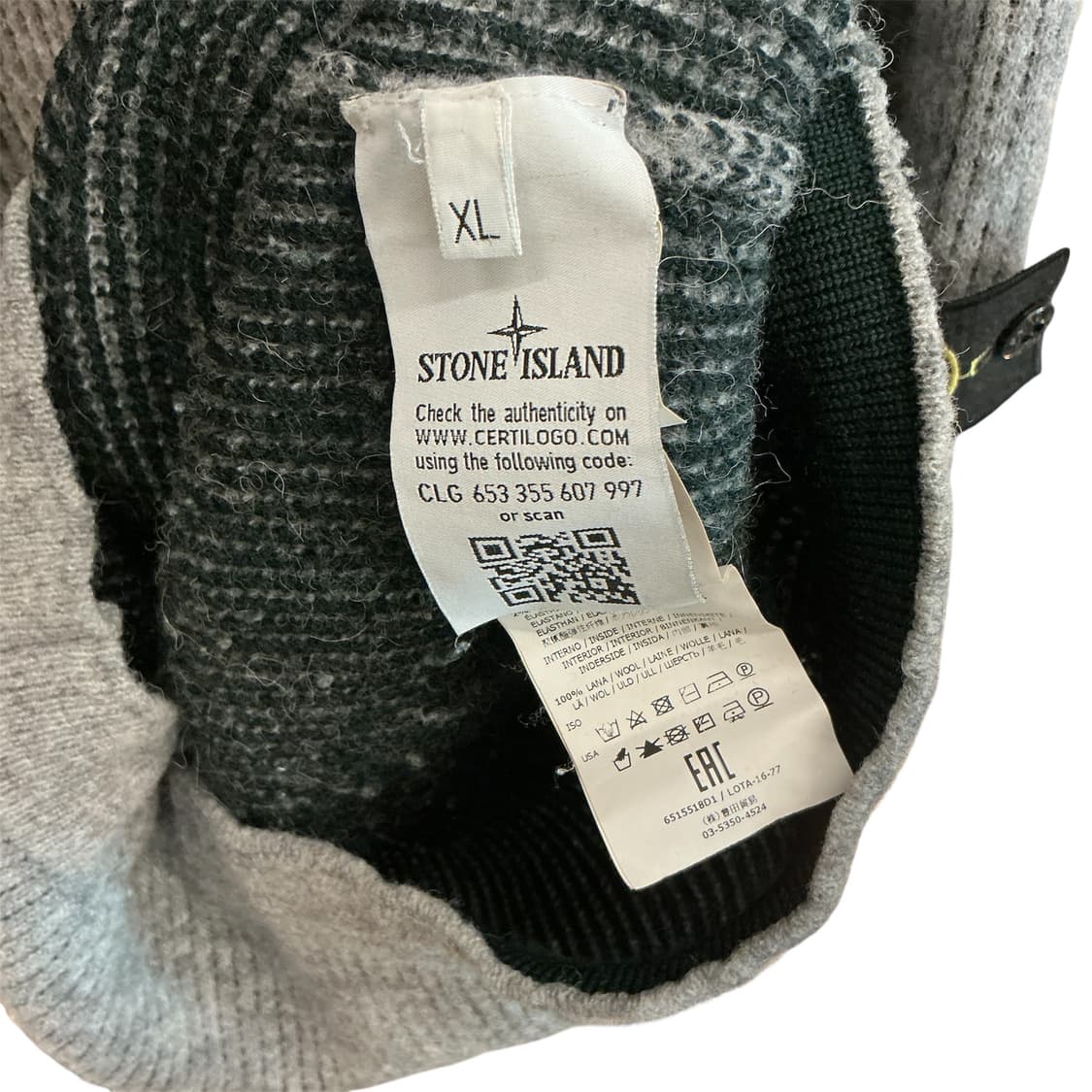 16fw 스톤아일랜드 울 스웨터 상품이미지4