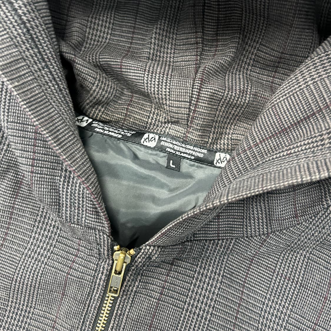 XLARGE 체크드 워크 후드자켓 상품이미지5