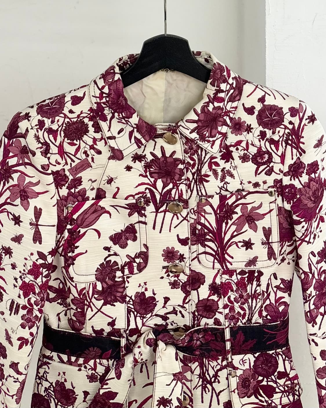 구찌 마젠타 플로럴 가든 프린트 자켓 상품이미지2