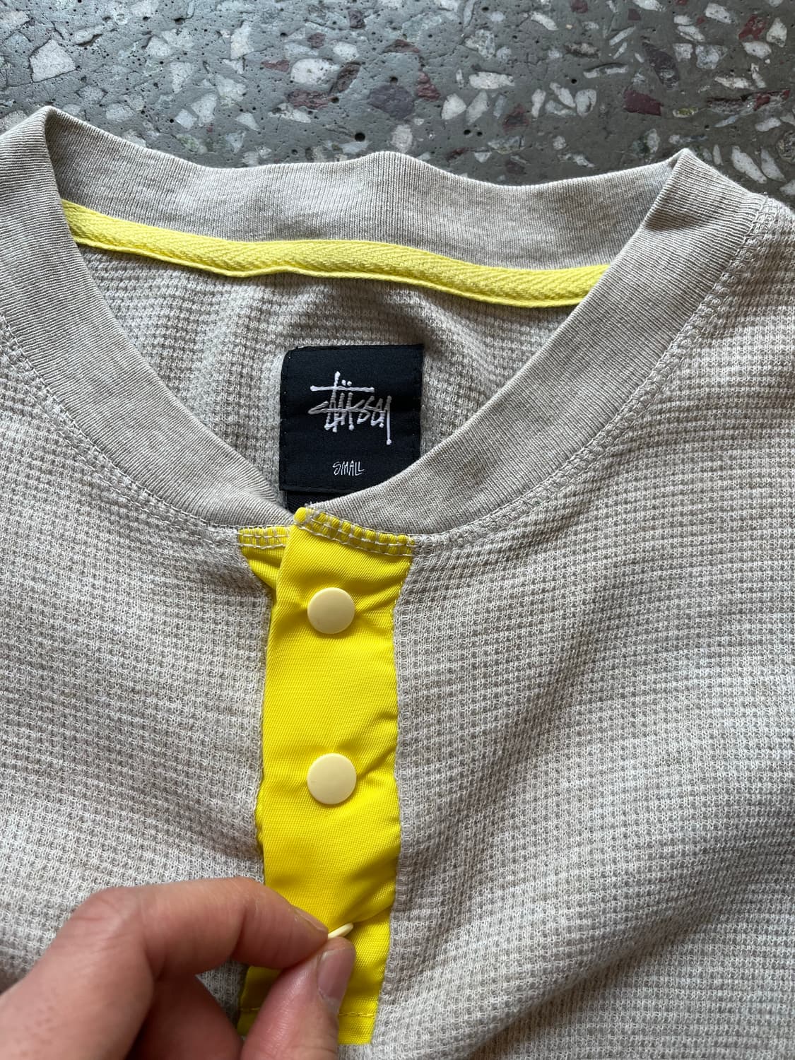 스투시 와플 써멀 헨리넥 긴팔티셔츠 상품이미지5