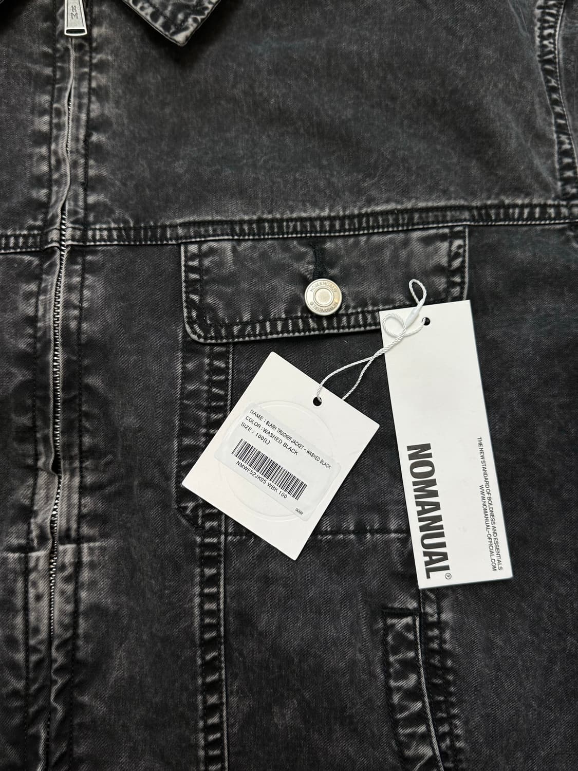 [L] 노매뉴얼 슬래시 트러커 자켓 상품이미지7