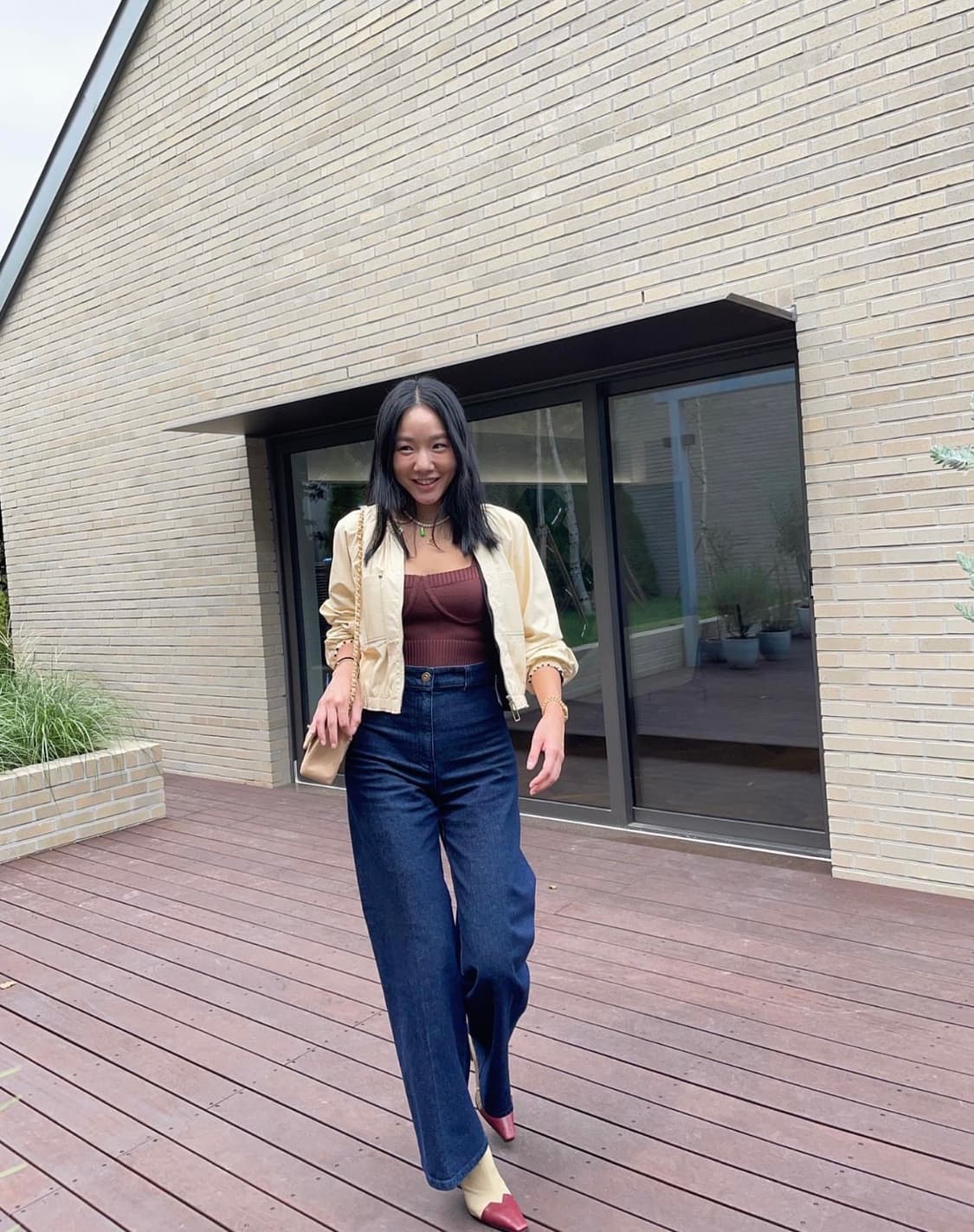 매니모어몽 ,mmm 하이웨이스트 데님 바지 상품이미지2