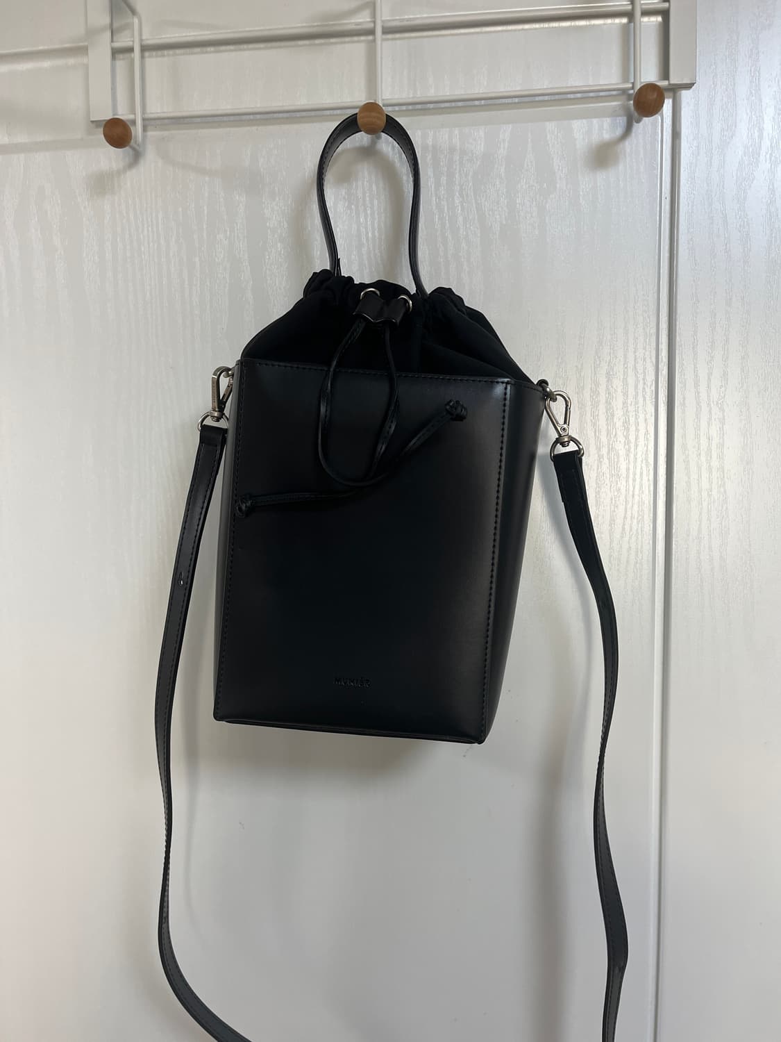 뮤니에 큐브백 블랙 (크로스,토트 가능) 상품이미지3