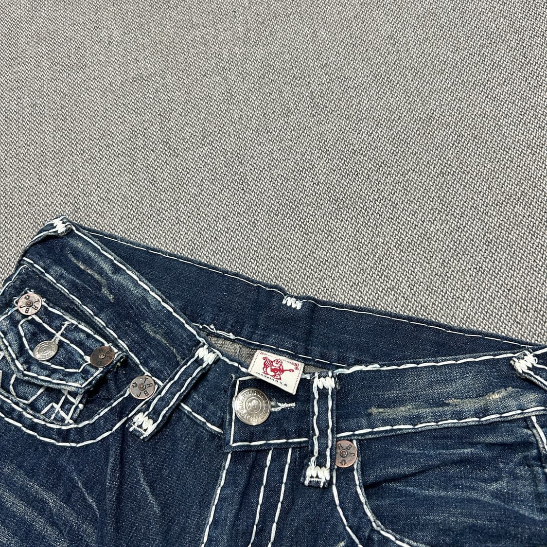 트루릴리전 빌리 슈퍼티 스티치 데님팬츠(30) 상품이미지5