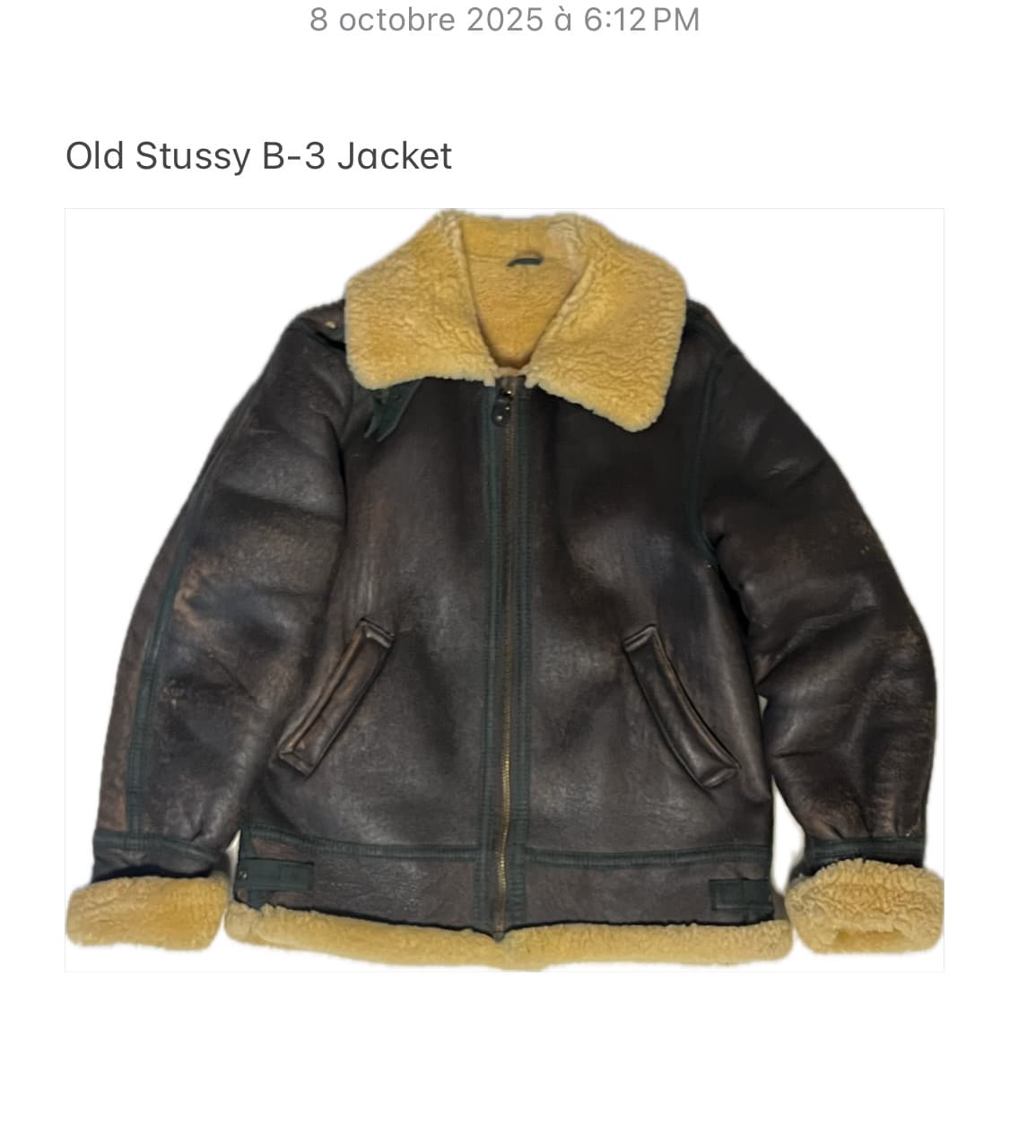 Stussy B-3 Jacket 상품이미지1