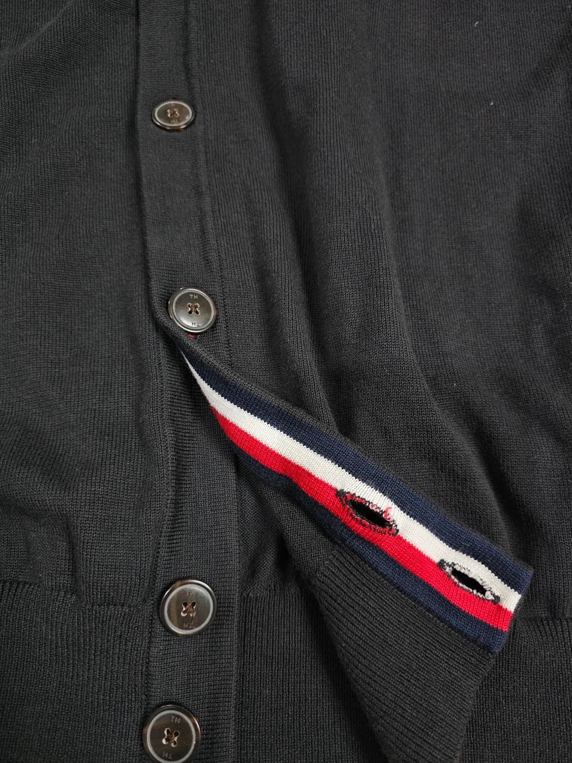 [XXL] 타미힐피거 네이비 코튼 니트 가디건 상품이미지4