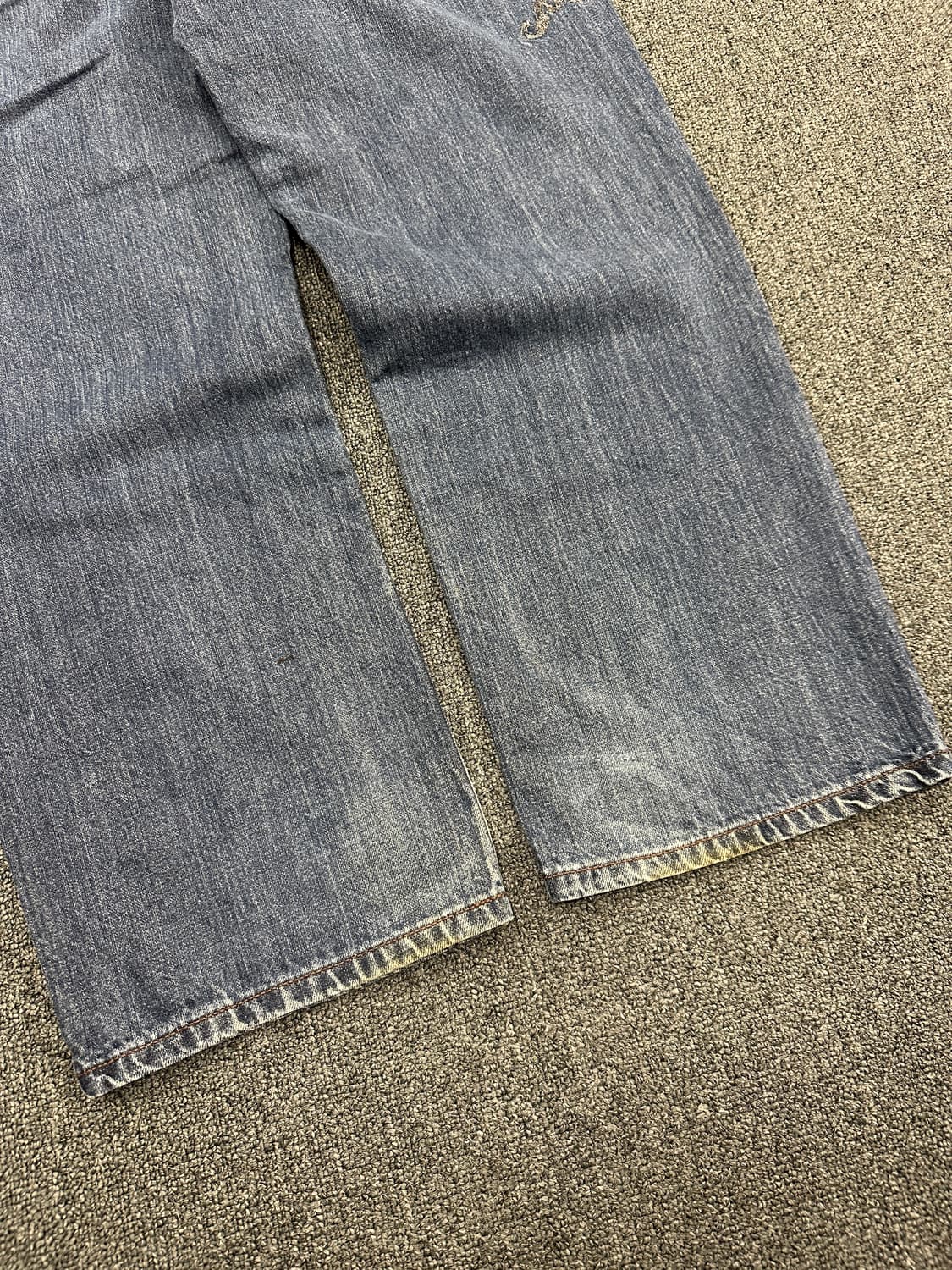 ROCAWEAR 로카웨어 자수 포인트 올드스쿨 힙합 와이드 데님팬츠 상품이미지7