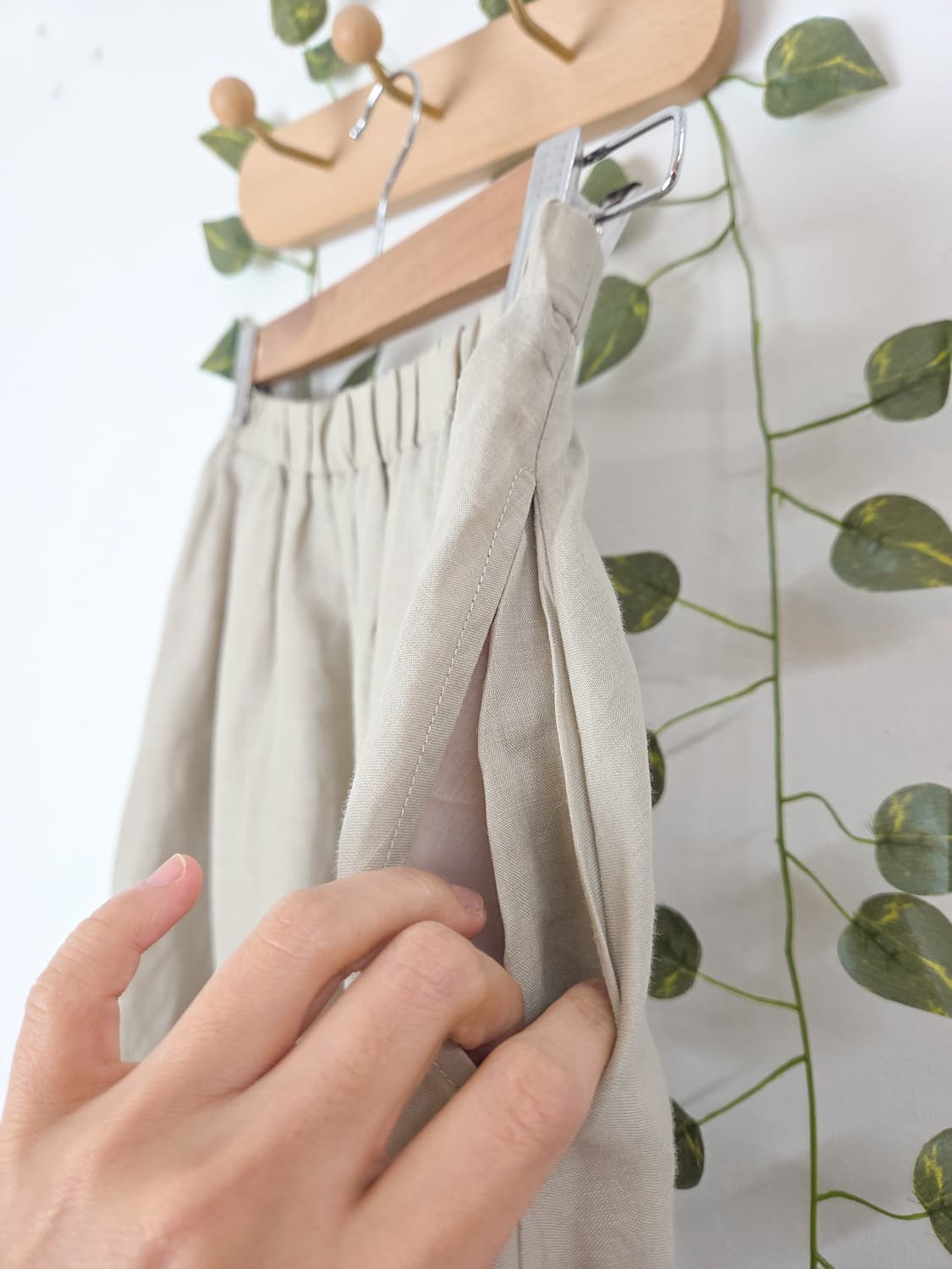 린넨 데일리 스커트 상품이미지4