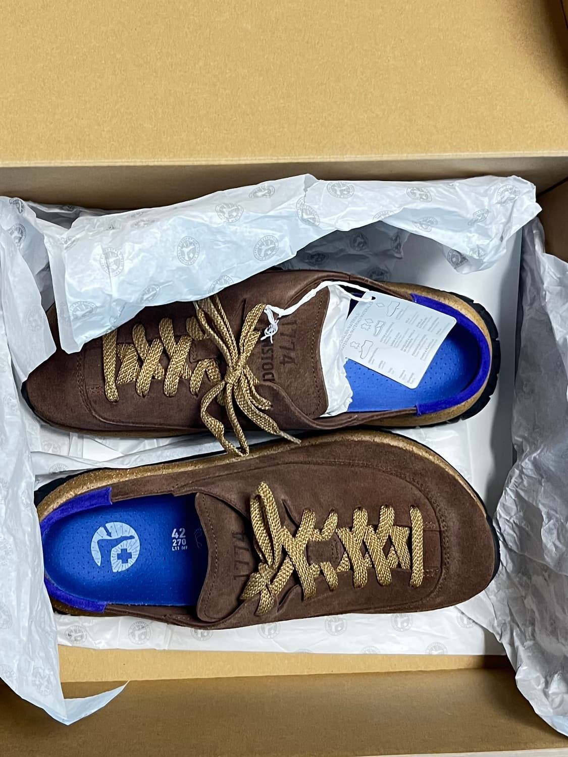 버켄스탁 uerzell 띠보 스웨이드 마론, 42 상품이미지2