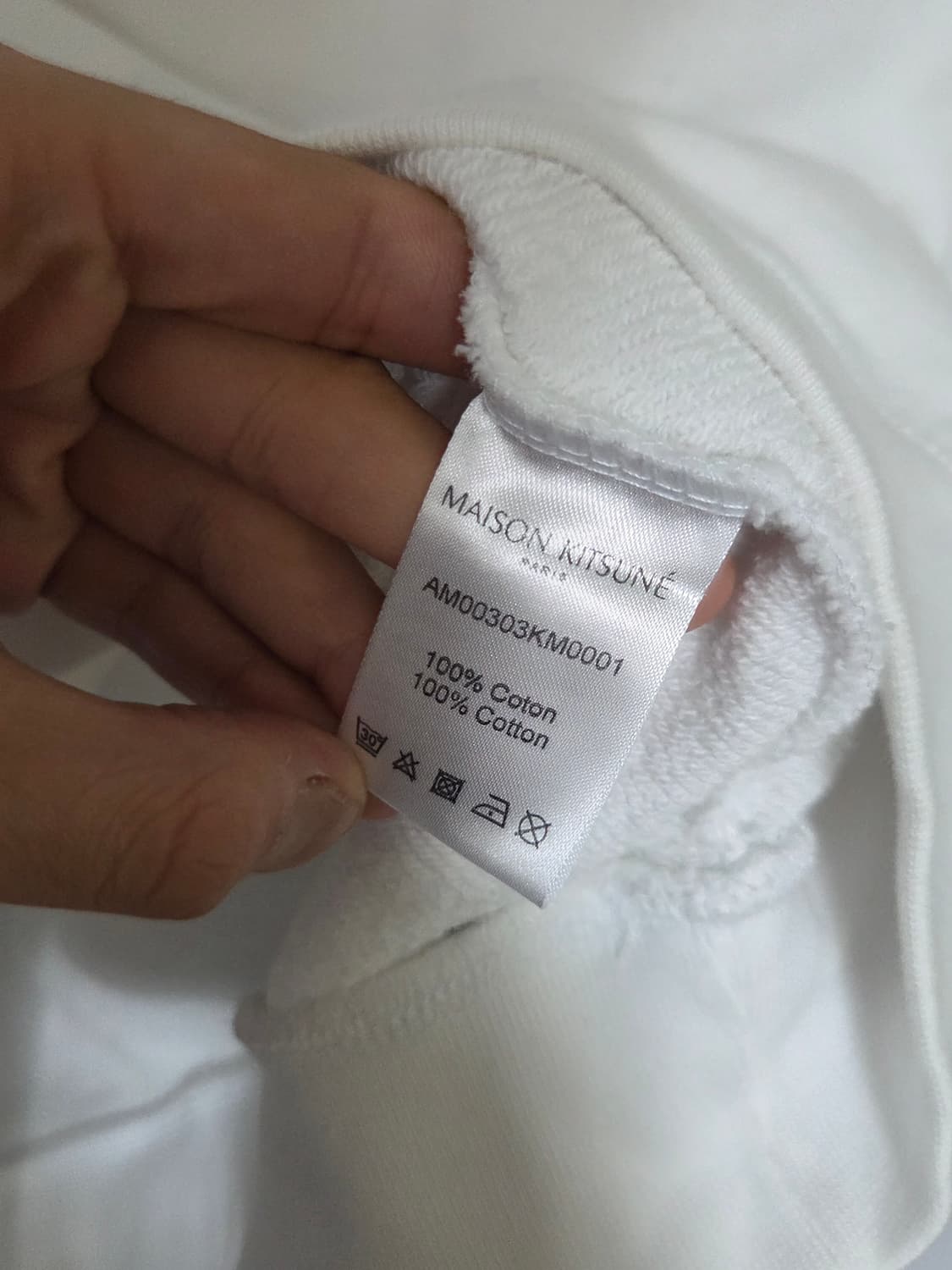 (정품) [메종키츠네] 폭스 헤드 패치 클래식 맨투맨 | 00136 상품이미지4