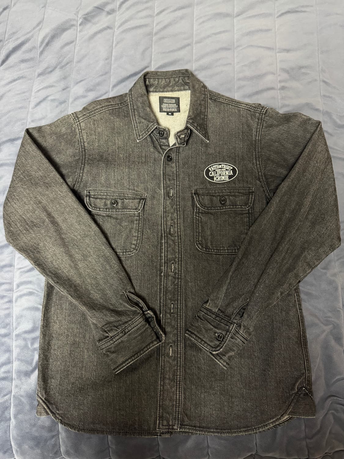 (M)일본 빈티지 데님셔츠 상품이미지2