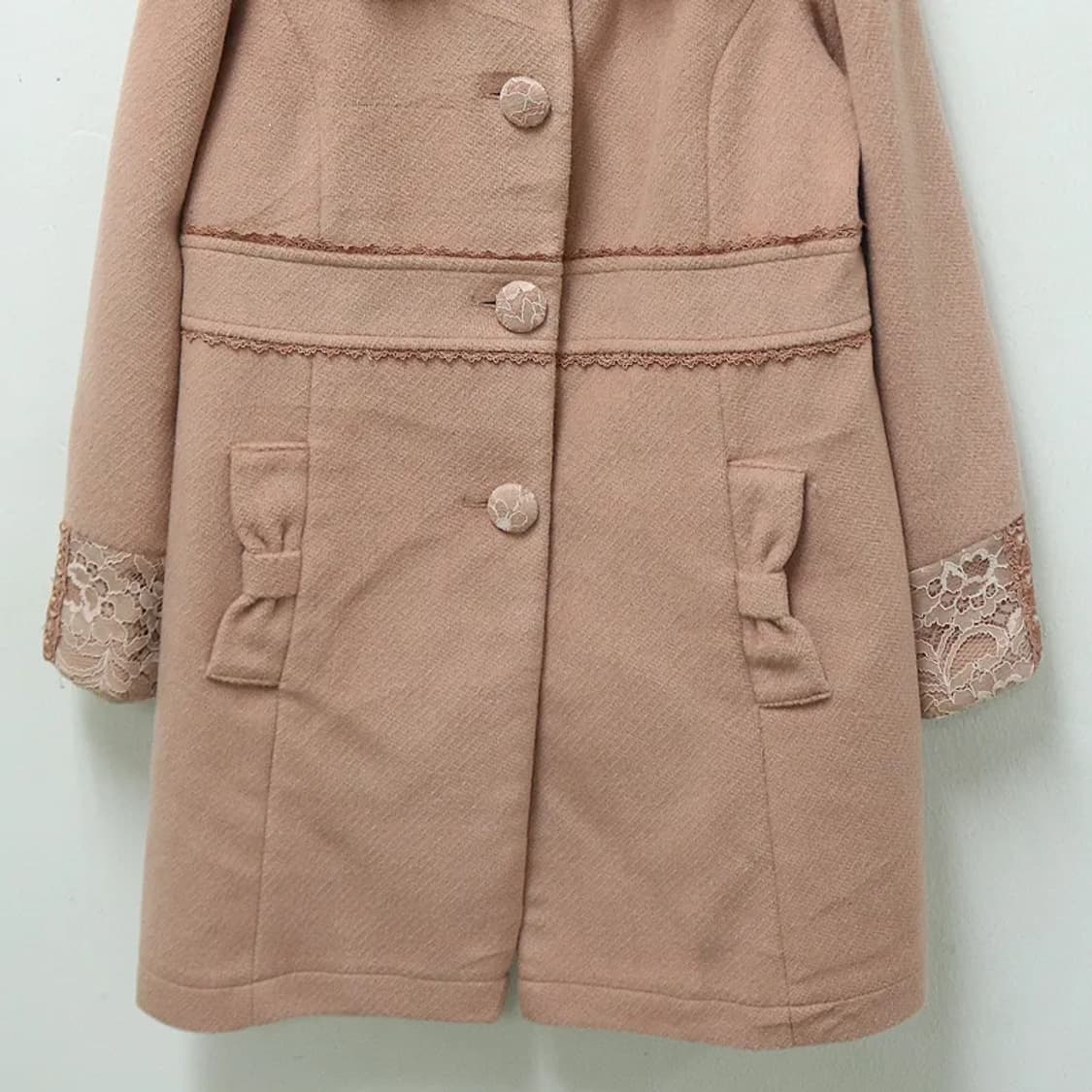 엑시즈 팜 딸기우유 레이스 코트 62455 상품이미지4