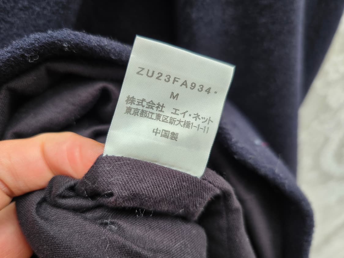 주카 후드 울 코트 A 라인 상품이미지8