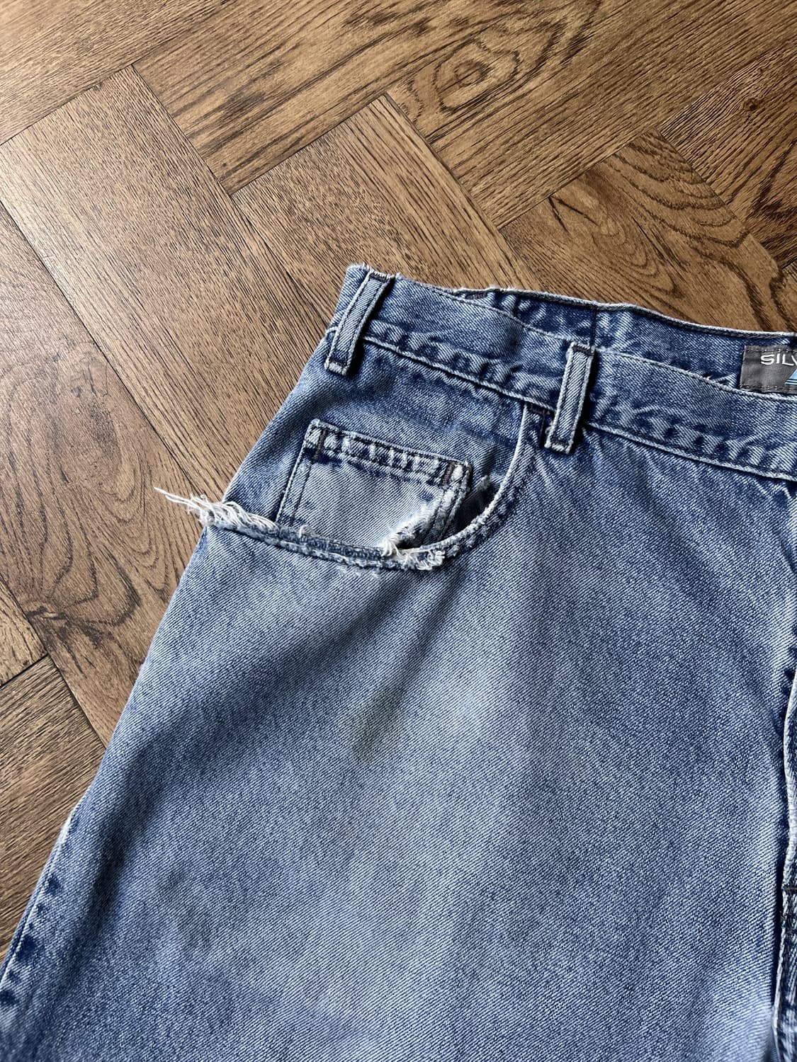 [38]00's 리바이스 USA 실버탭 와이드 배기 데님 팬츠 상품이미지3