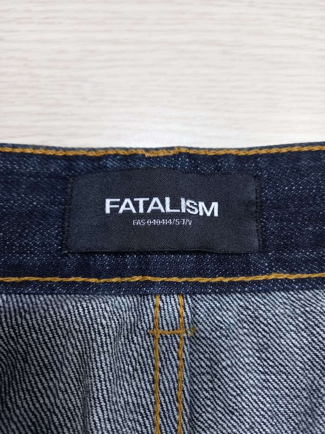 29 새상품 FATALISM Kor 생지 슬림일자진 진청 29-551 상품이미지7