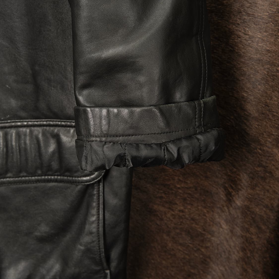 [M] 에디바우어 램스킨 레더코트  상품이미지6