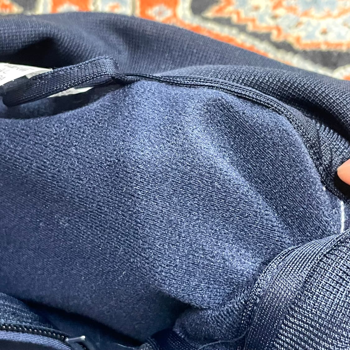 아디다스 삼각로고 네이비 기모 집업져지 자켓 남성XL 상품이미지7