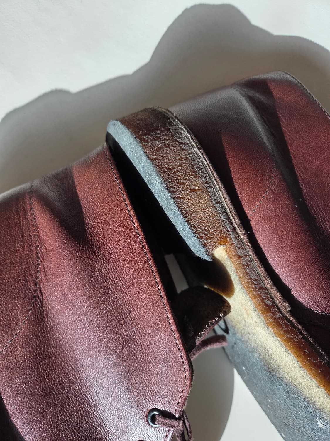 클락스 데저트 부츠 브라운 가죽 us 7.5 255mm팝니다. 상품이미지6