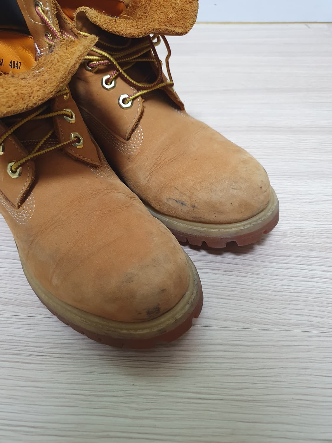 팀버랜드 6인치 옐로우 부츠 260 상품이미지10