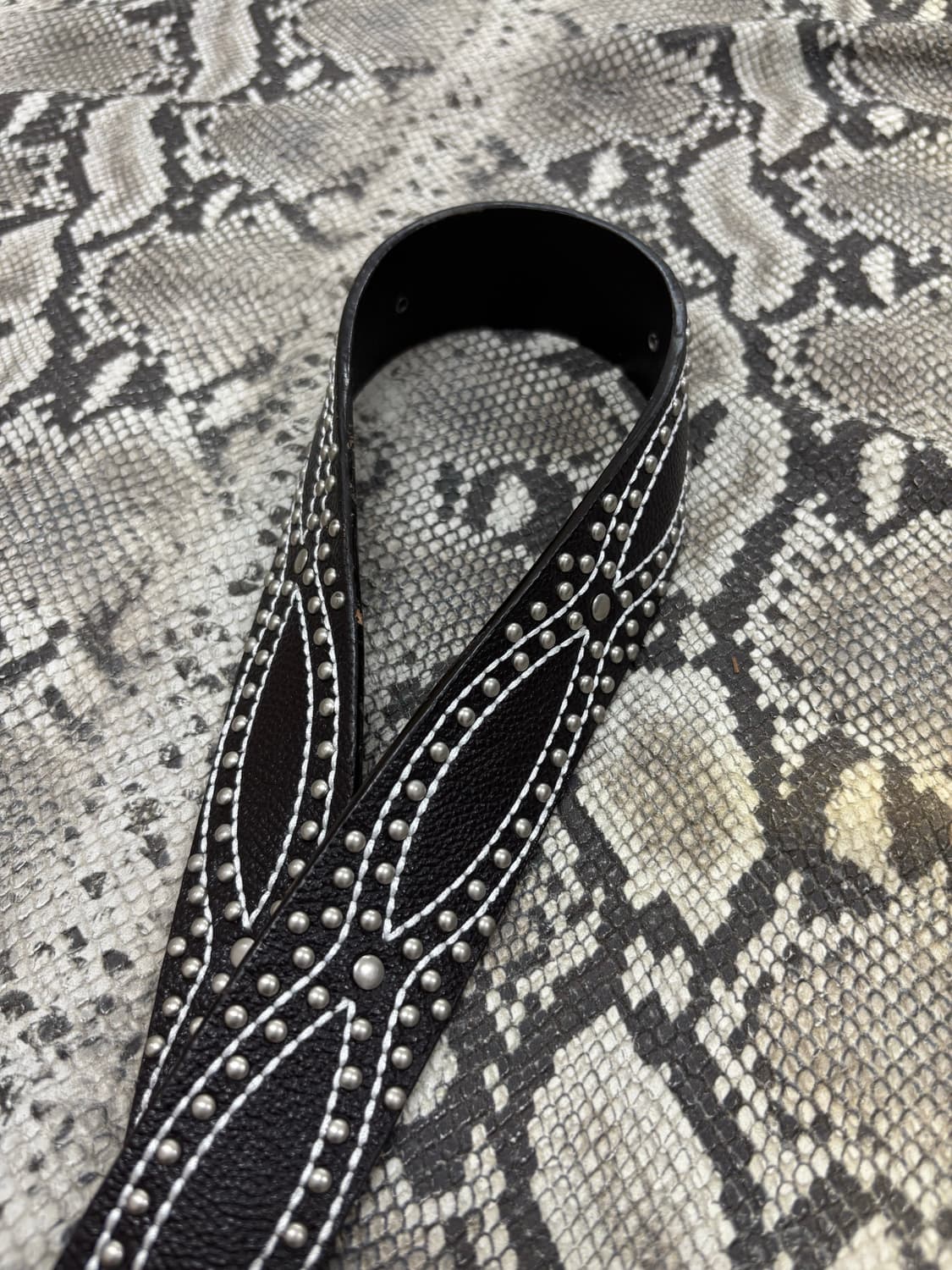 “Vintage” Western Studded Brown Belt 상품이미지4