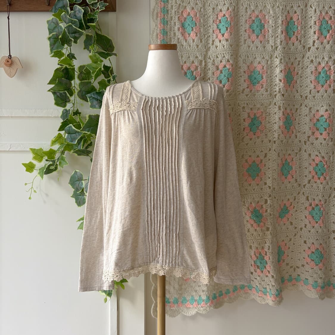 셀니빈티지 모리걸 코디세트 에이프런 원피스 사만사모스 티셔츠 상품이미지7