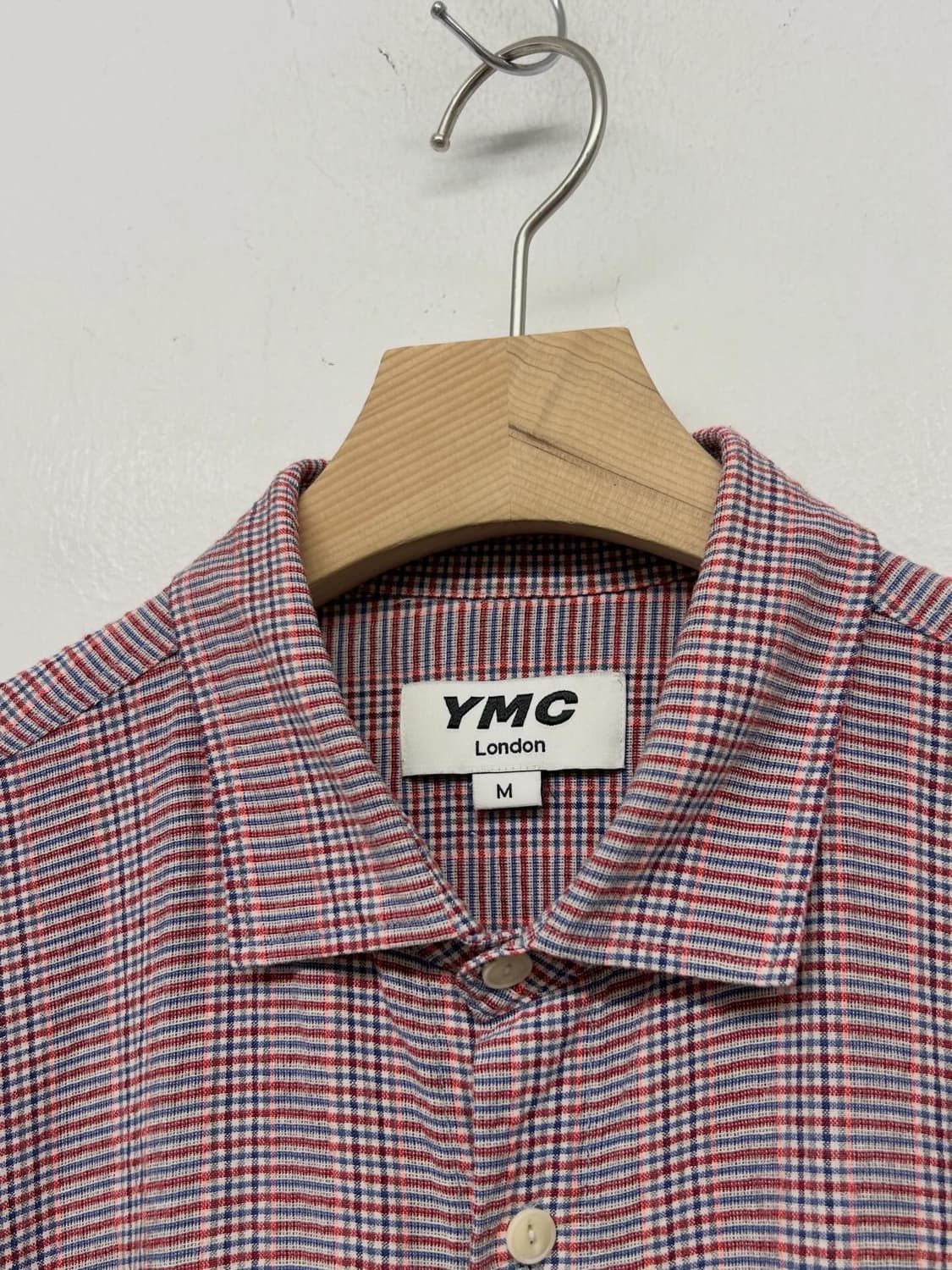 YMC london 레이온 체크 셔츠 상품이미지2