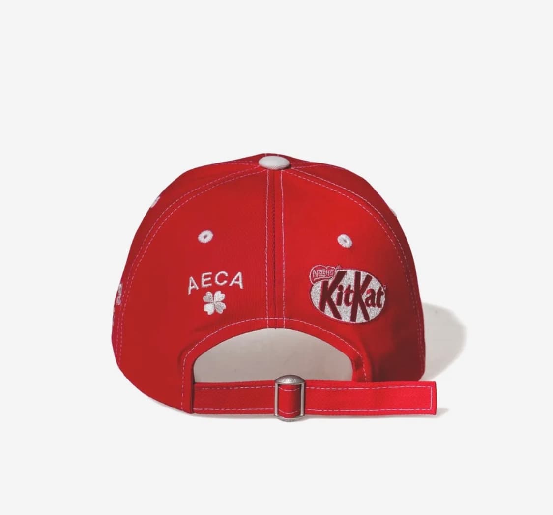 킷캣 x 에이카화이트 볼캡 상품이미지2