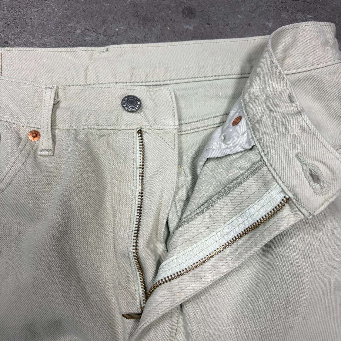 리바이스 프리미엄 551 Z 크림진 데님팬츠[2374] 상품이미지8