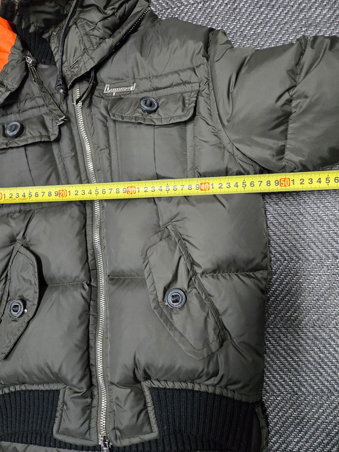 디스퀘어드2 콜마이너 라쿤퍼 숏패딩 재킷 공용 구스다운패딩 상품이미지7