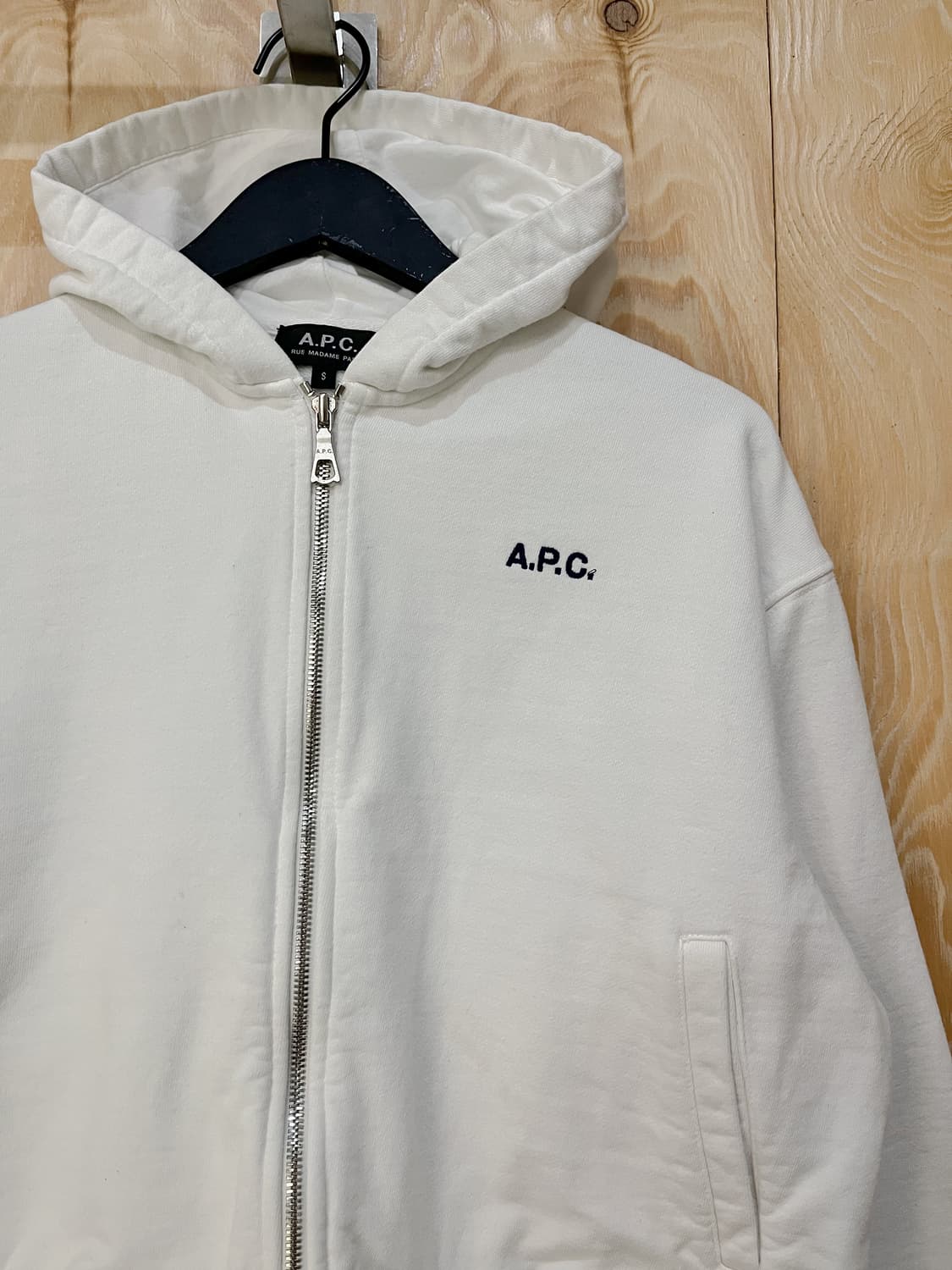 아페쎄 22f/w 로고 집 후디 상품이미지3