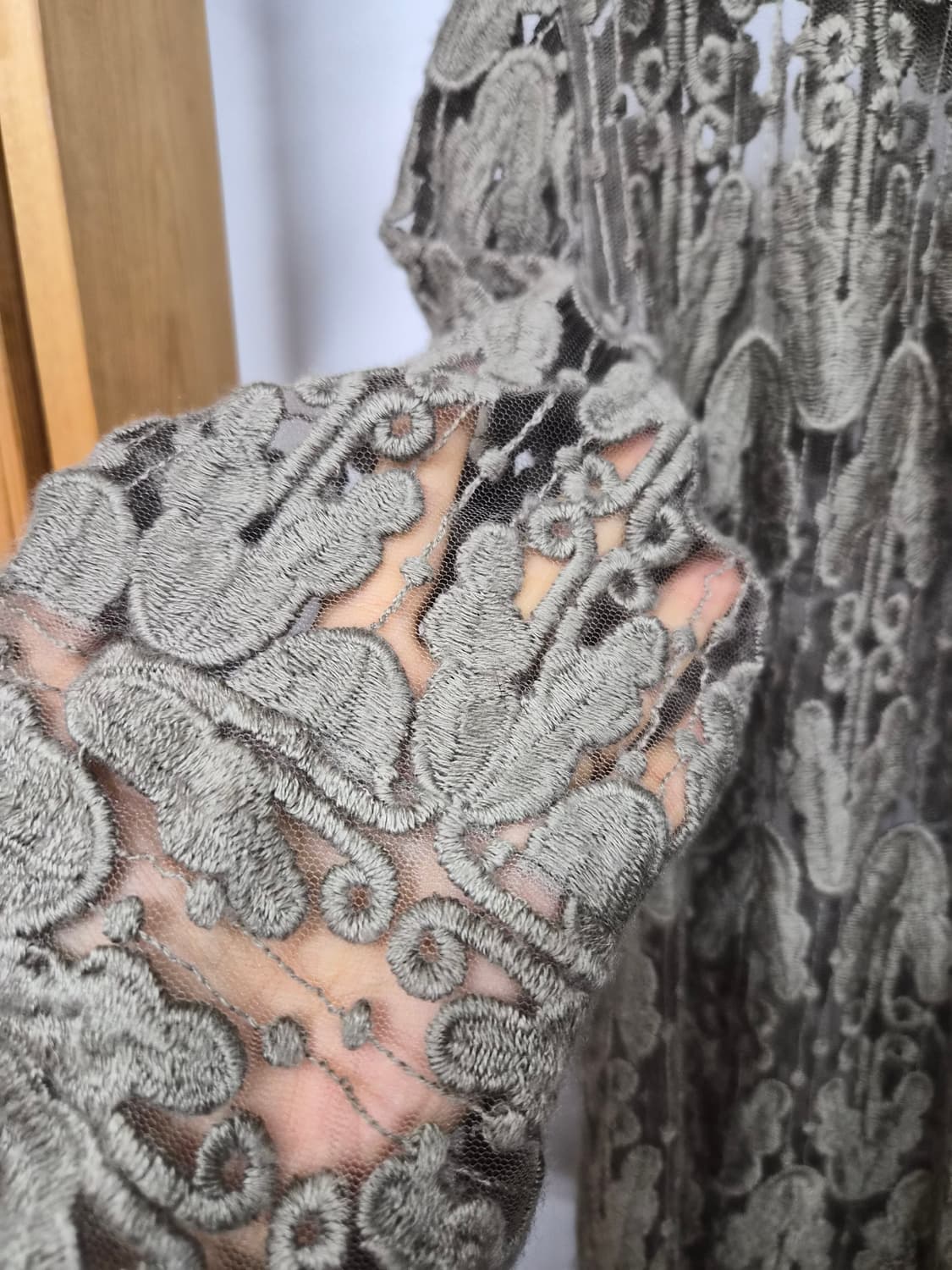 오브제 자수레이스 아우터 상품이미지3